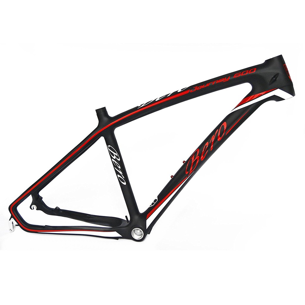 black mtb frame