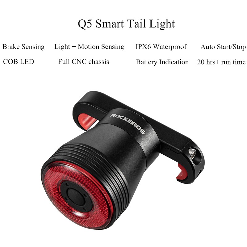 waterproof rear bike light