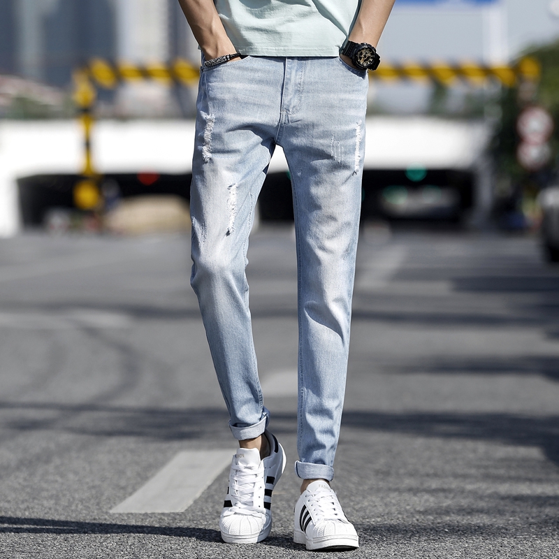 ripped jeans korean style