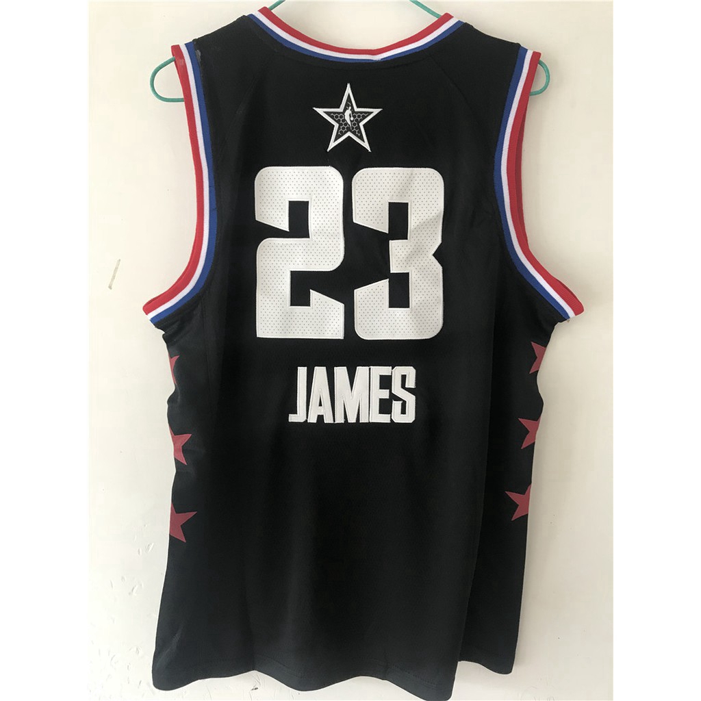 lebron james all black jersey