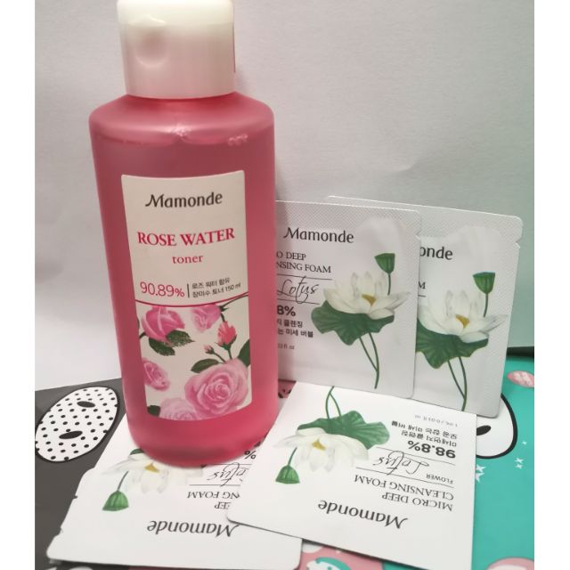 rosewater deep cleansing foam