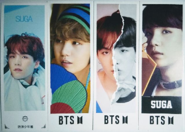 bts suga bookmark 10 pcs shopee philippines