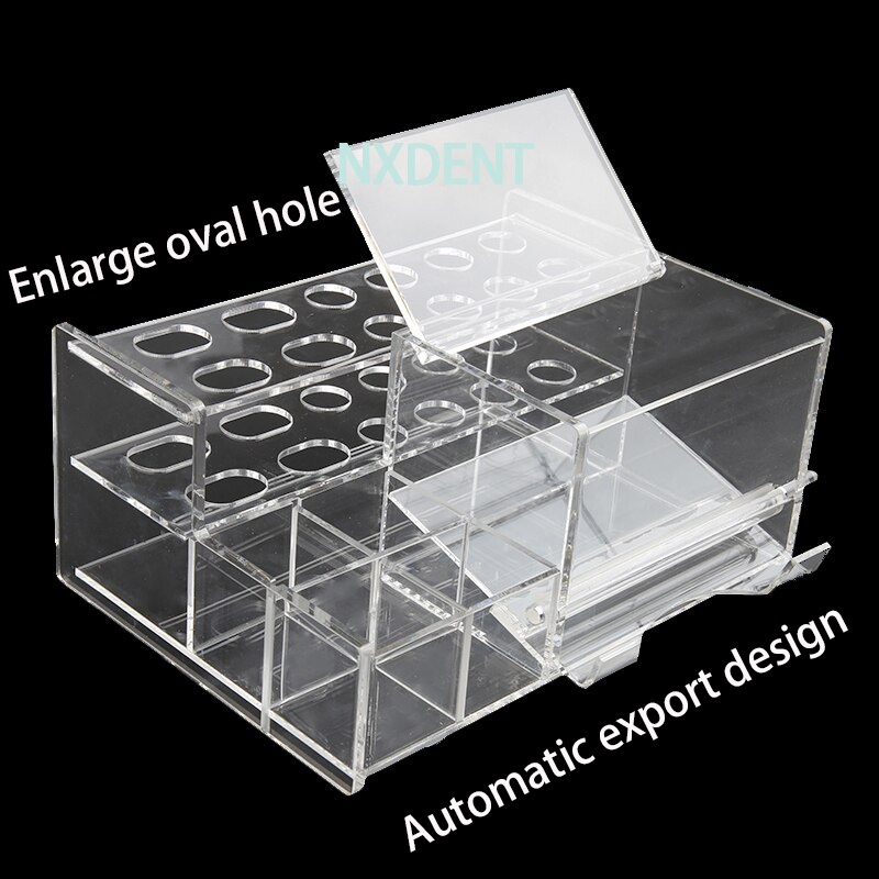 1pcs Dental Acrylic Organizer Adhesive Placement Syringe Frame ...