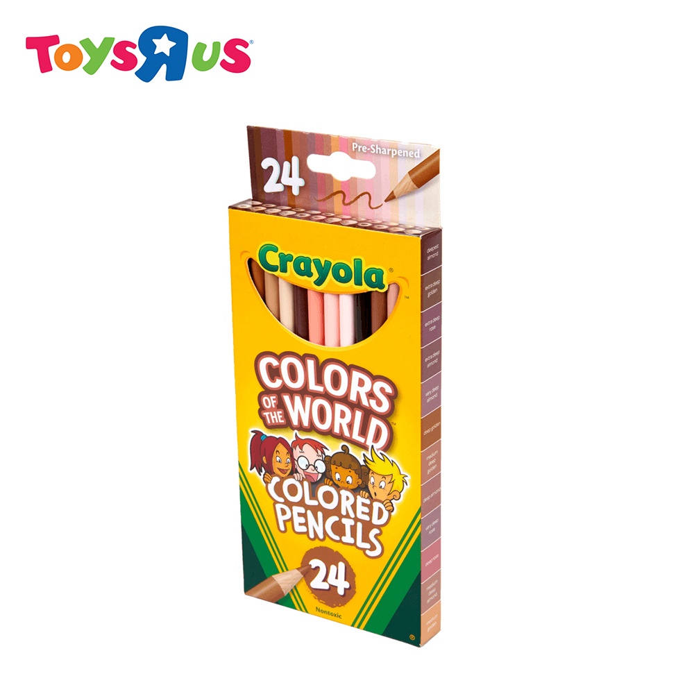 Crayola 24CT Colors of the World Colored Pencils Shopee Philippines