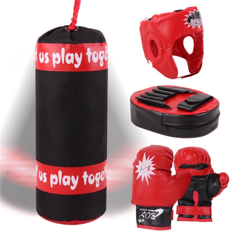 children's punch bag and gloves set