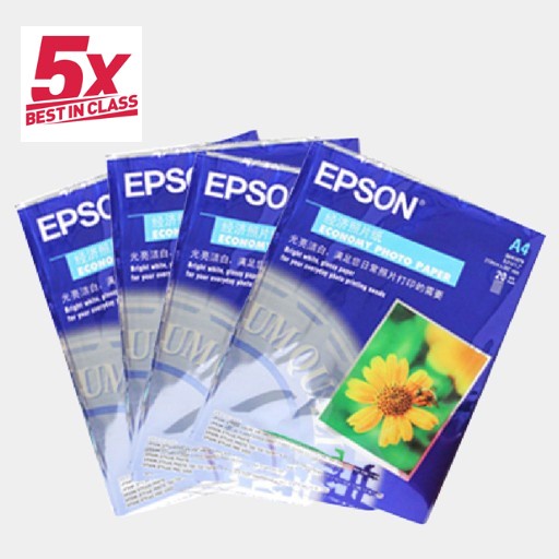 EPSON GLOSSY PHOTO PAPER A4 SIZE 5 PACKS (5x 20 SHEETS/PACK)180gsm Shopee Philippines