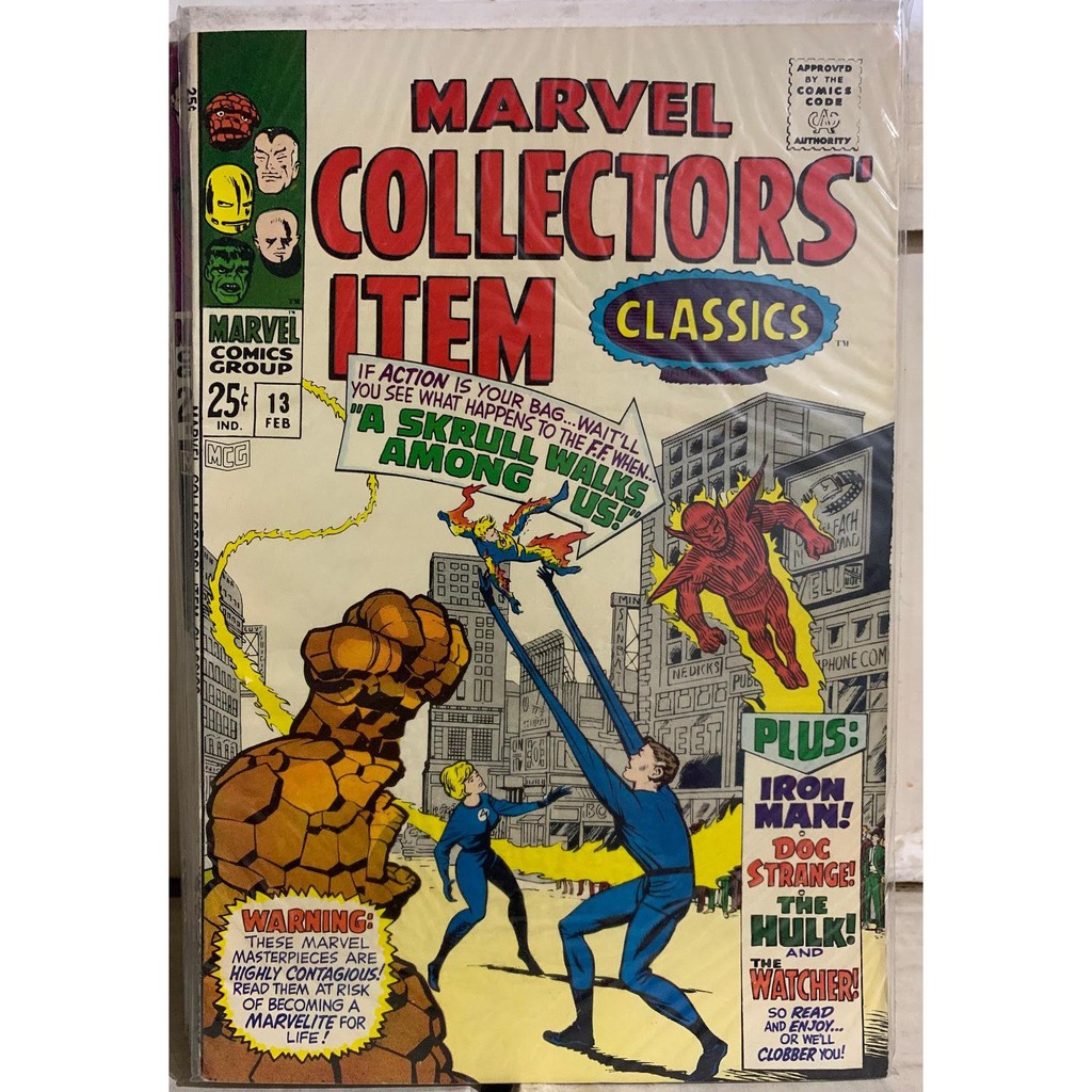 Marvel Comics Marvel Collectors Item Classics 13 Shopee Philippines