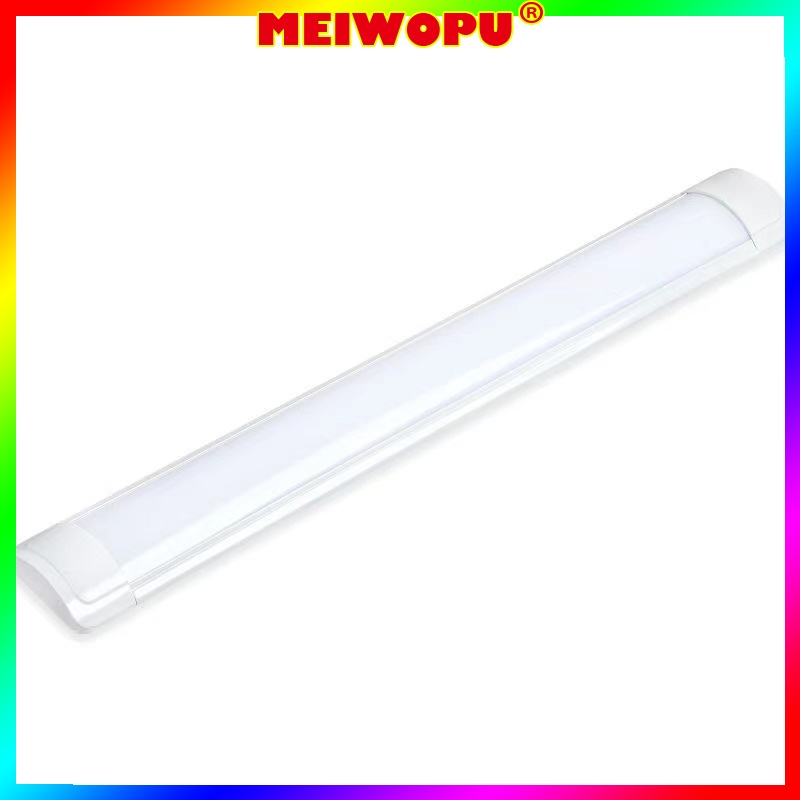 (4 PCS) 120cm Led Strip Lamp Square Arc Integrated Household Fluorescent Purification Light Tube
