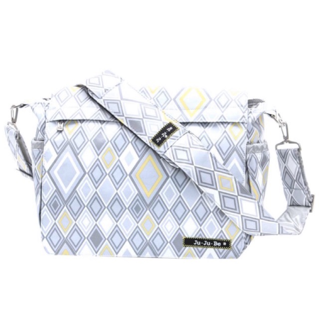 silver diaper bag