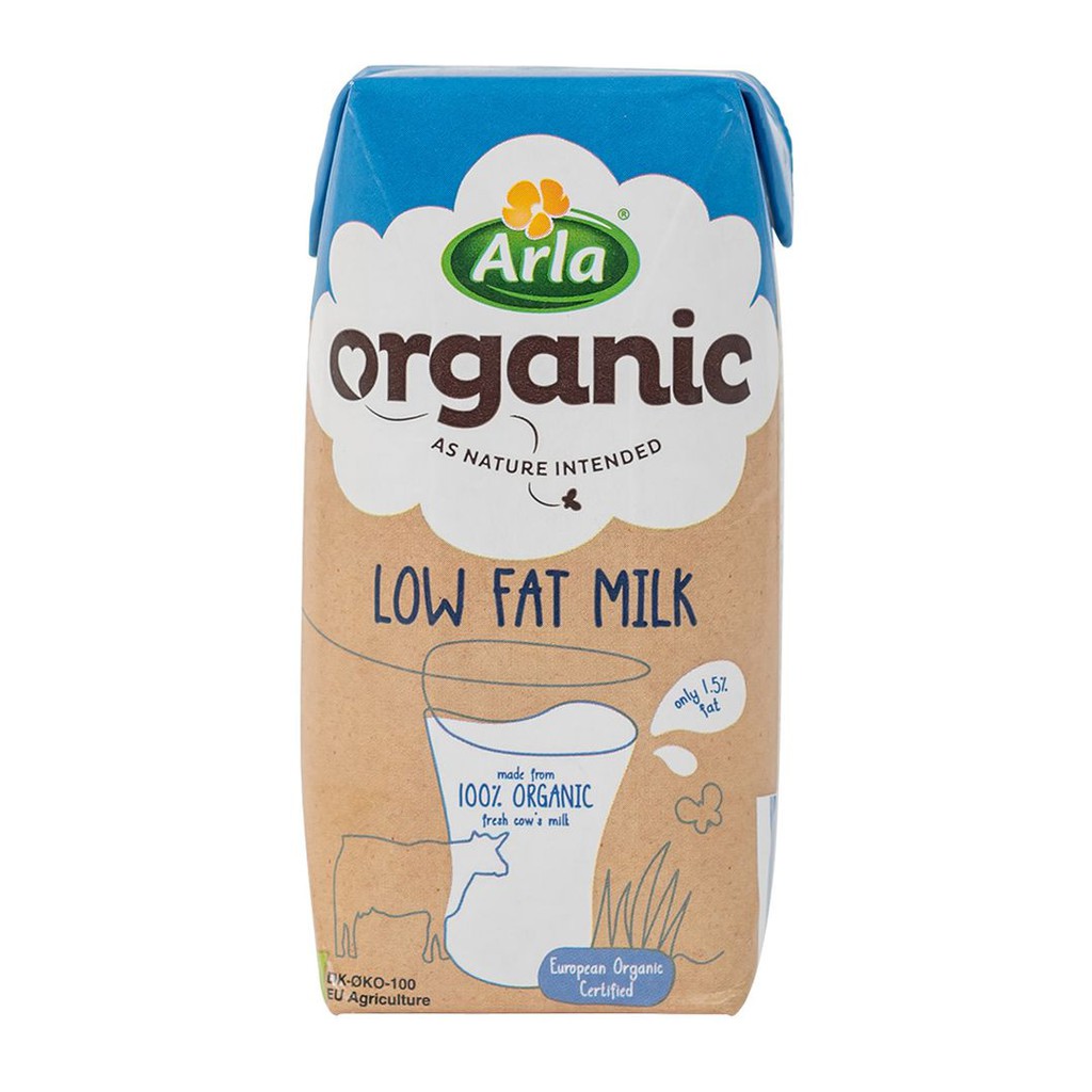 Arla Organic Low Fat Milk 200ml | Shopee Philippines