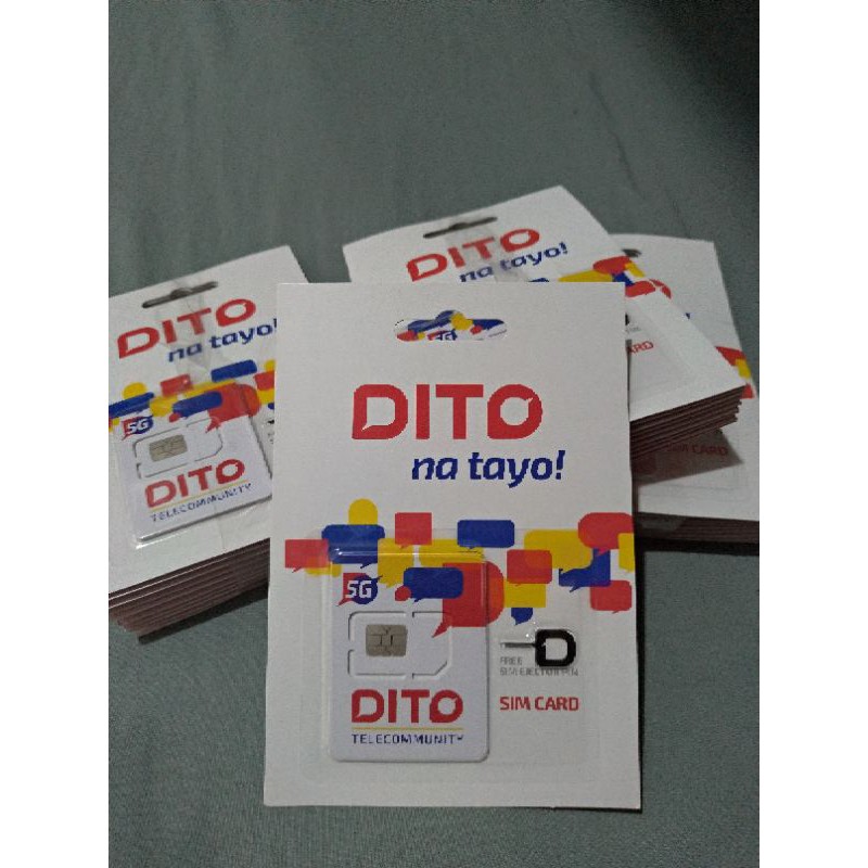 DITO SIM CARD ONLY WITH 1GB DATA Shopee Philippines
