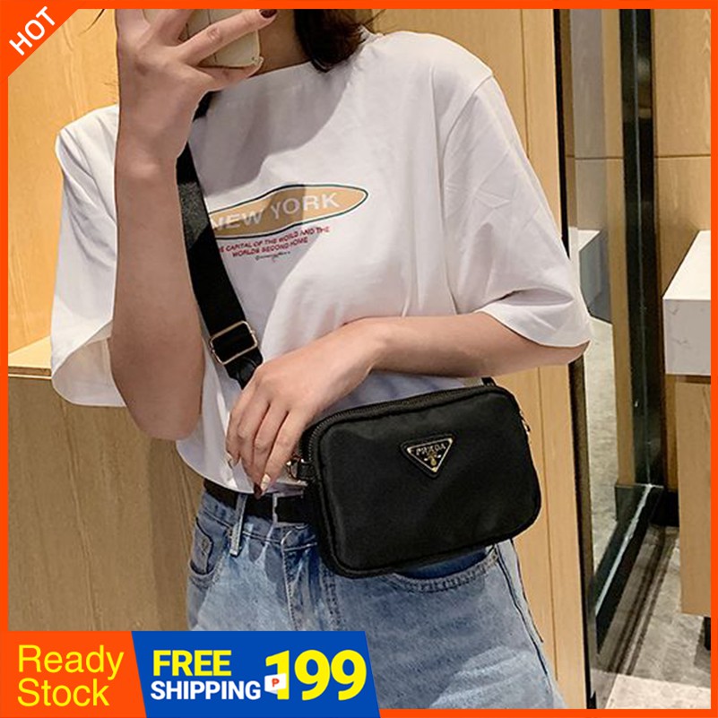 Women Shoulder Bag Korean Fashion Sling Bag 3 Zipper Compartment Small  Square Bags Travel Leisure High Quality Waterproof Ladies Messenger NEW  Classic Color All-match Leather Anti-theft Mini Side Bag | Shopee  Philippines