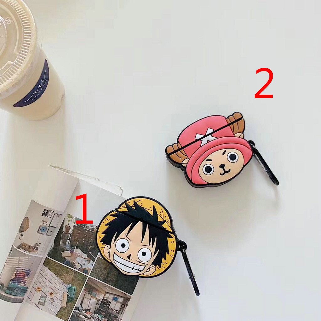One Piece Luffy Airpods Case Headphone Box Silicone Case For Airpods 1 2 Shopee Philippines