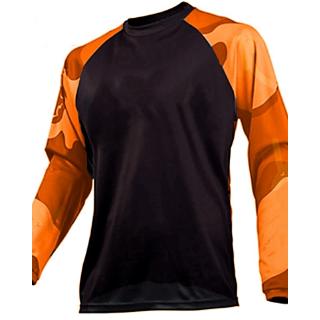 yellow long sleeve cycling jersey