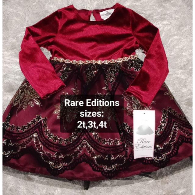 rare editions red dress