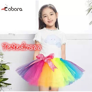 baby girl rainbow tutu