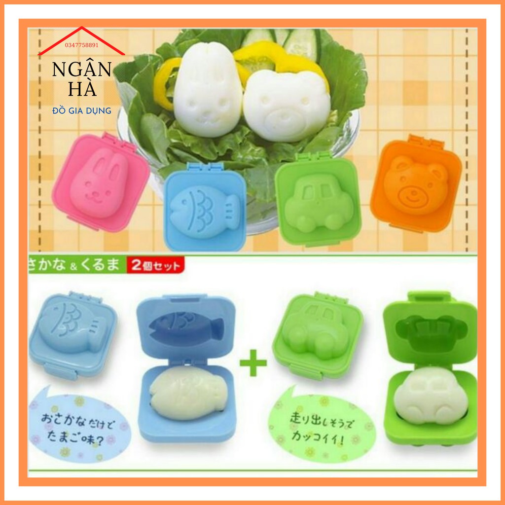 1 Set of 6 Bento shaped shapes to make ricecakes for babies with many