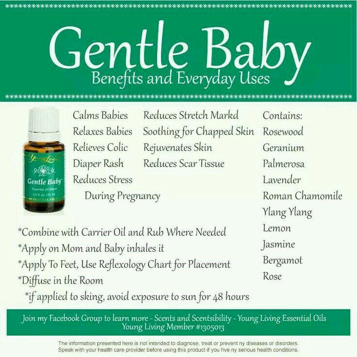 Gentle baby essential oil uses