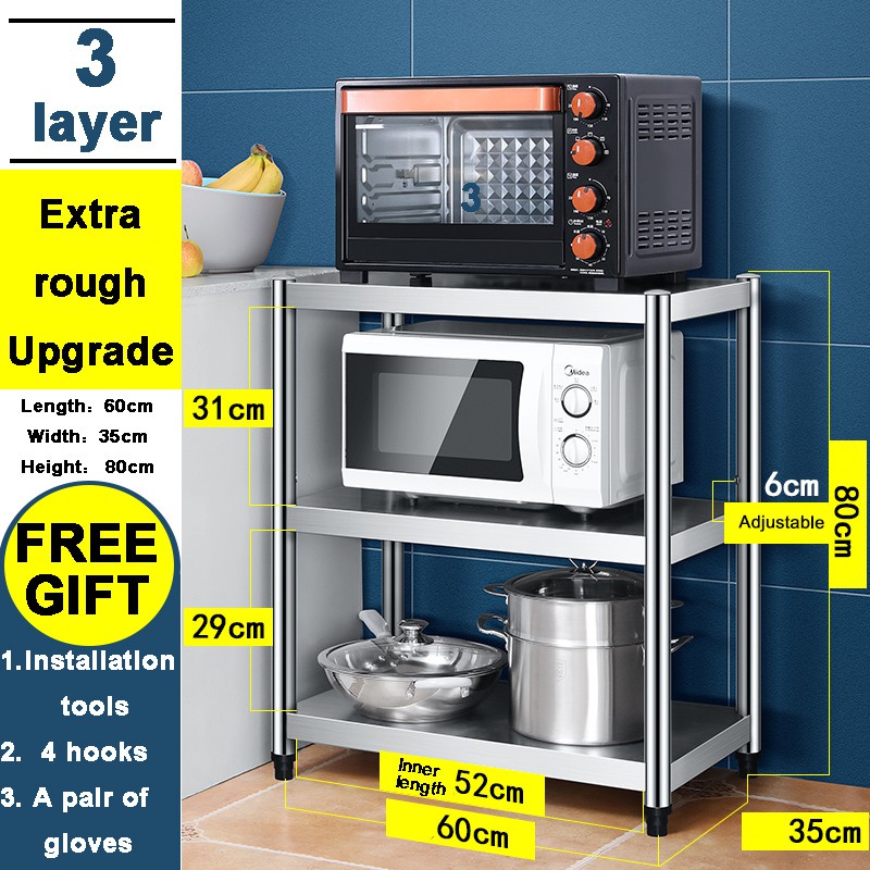 Kitchen Organizer Rack Kitchen Rack Microwave Oven Rack Display Rack