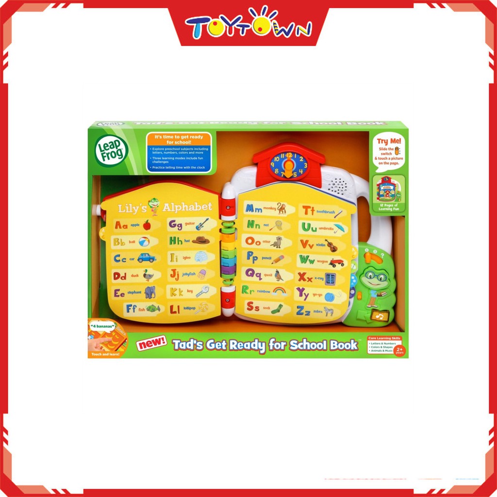 Leapfrog Tad's Get Ready For School Book | Shopee Philippines