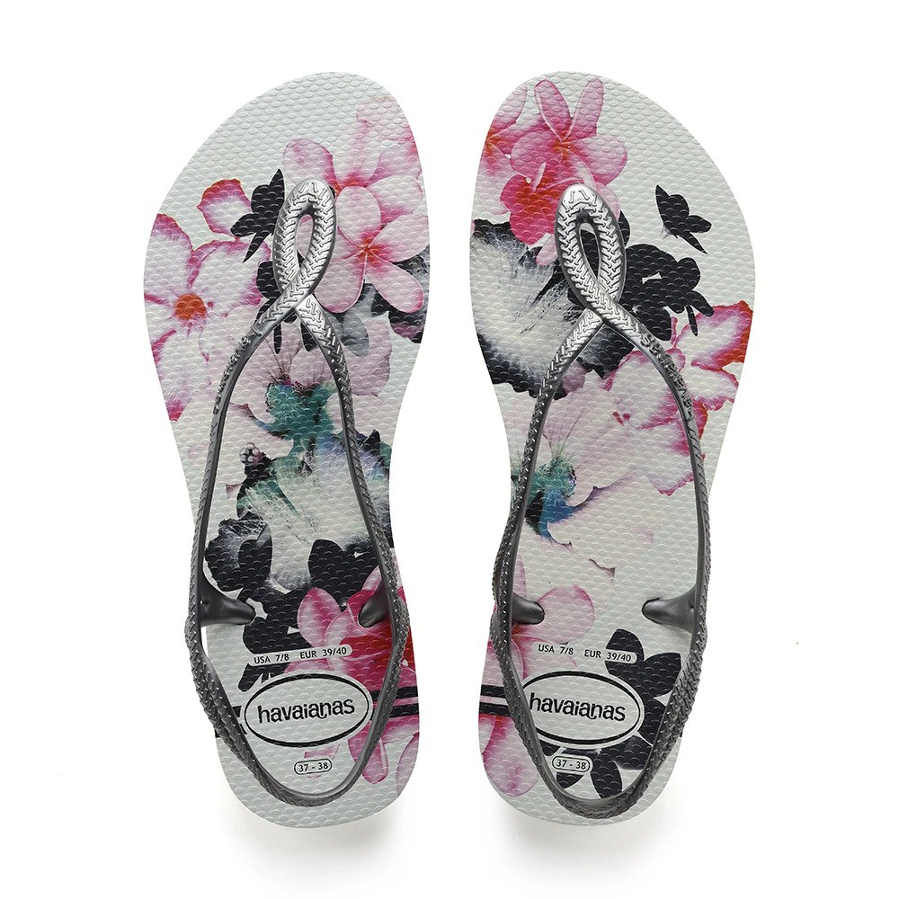 havaianas flower flip flops