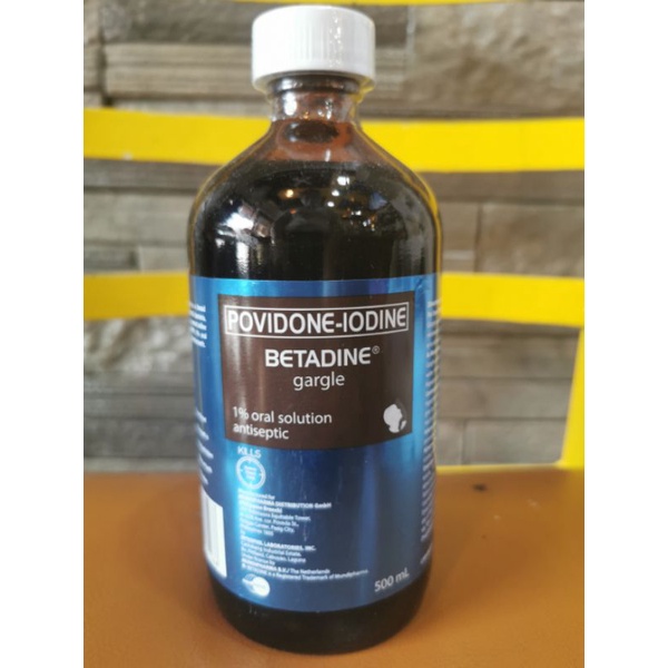 Povidone Iodine Betadine Gargle 500ml Shopee Philippines