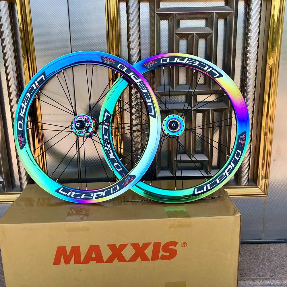 20 In Bicycle Rims For Folding Bike LP Litepro AERO Ultra Light Wheels ...