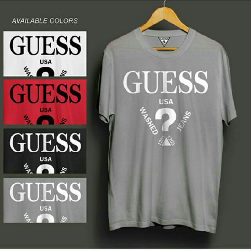 guess printed t shirt