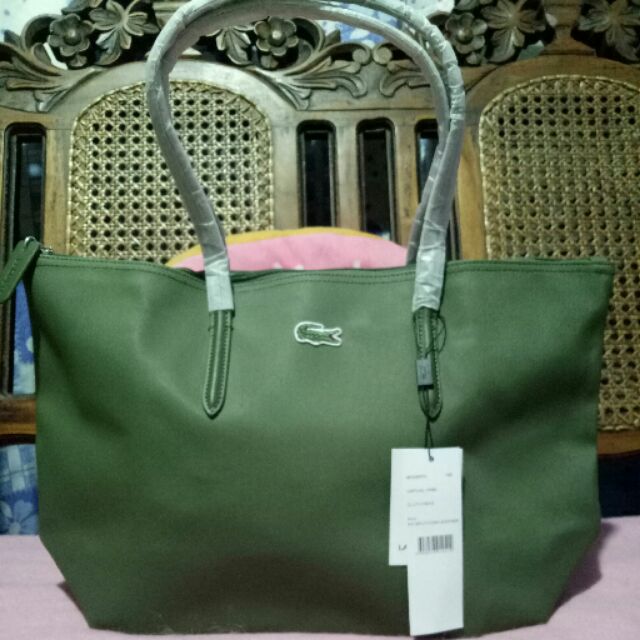 lacoste tote bag colors