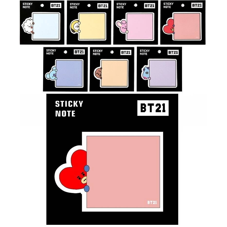 Kpop Bts Bt21 Cute Memo Pads Sticky Notes Stickers Pads For Kids Stationery Gift Kawaii Bookmark Post Students Planner Stickers Office School Supplies Shopee Philippines