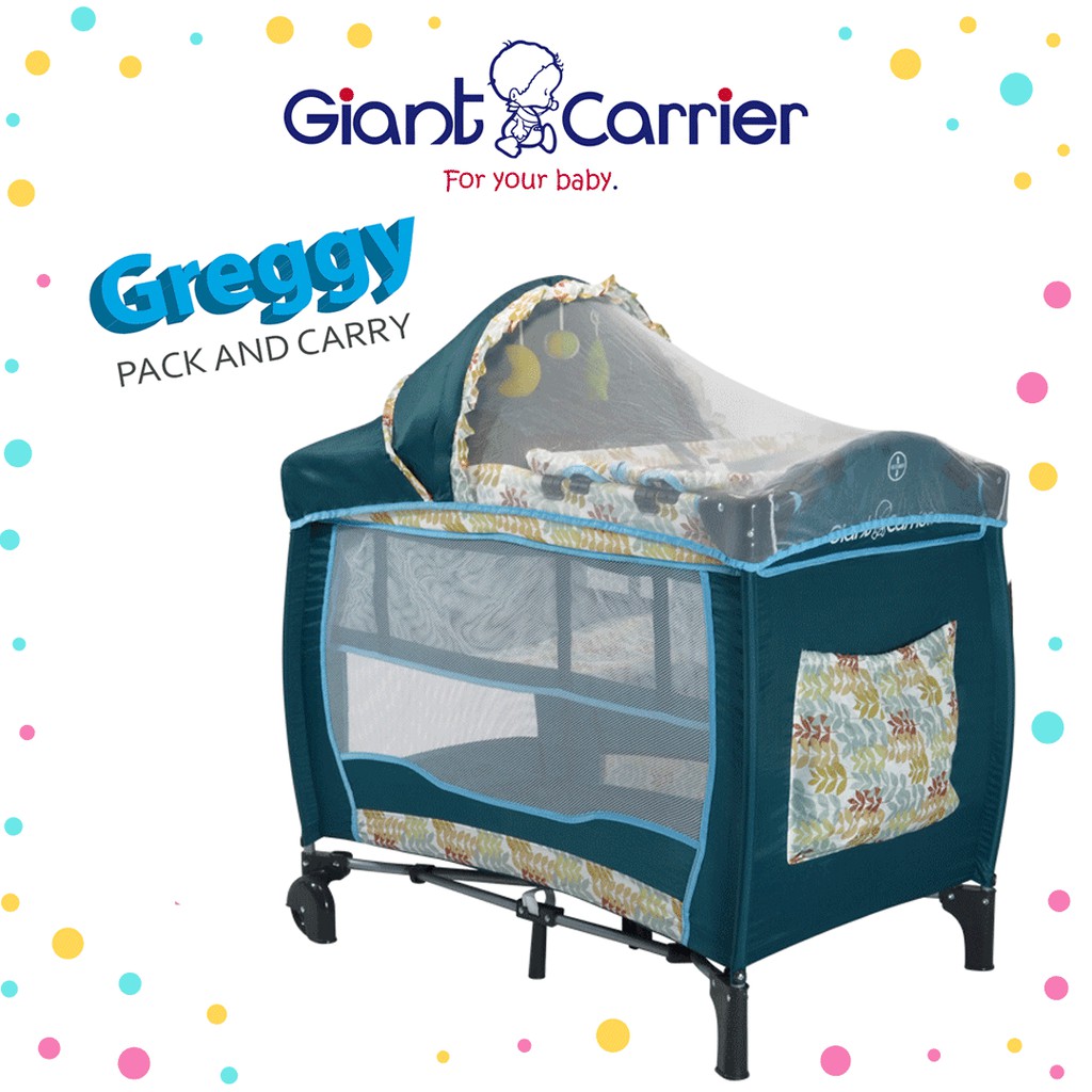 giant carrier stroller blue