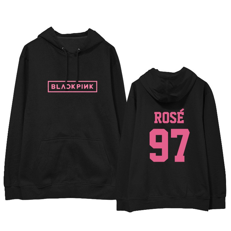 blackpink rose hoodie