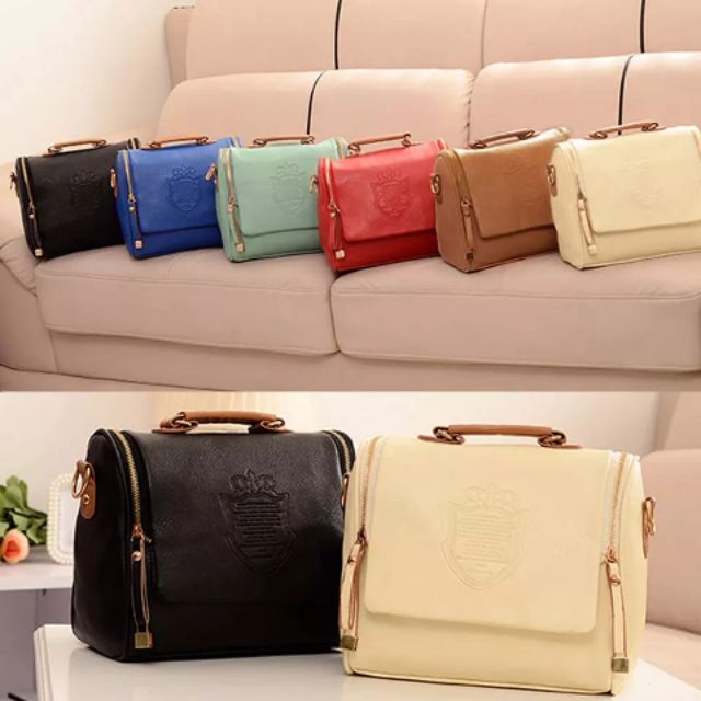 pu leather sling bag