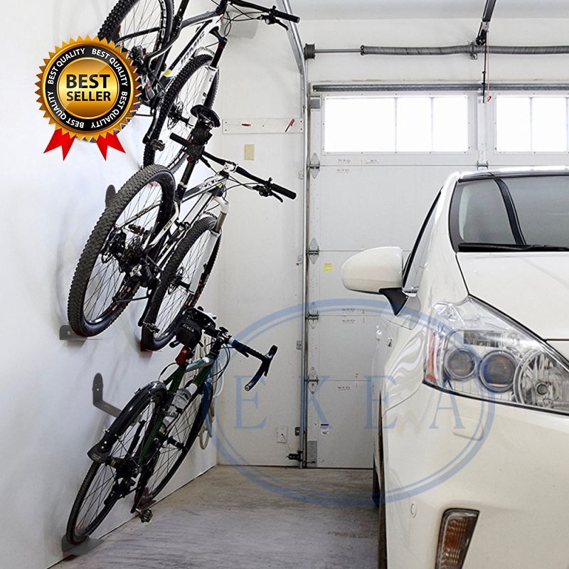 wall hung bike racks