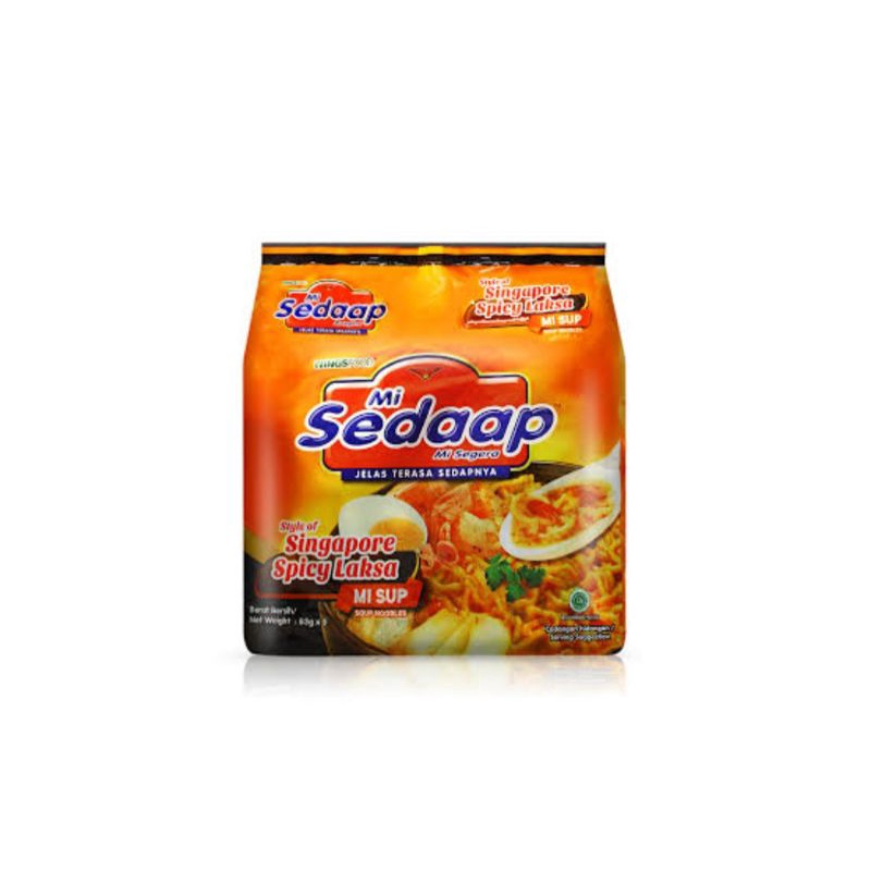 Mi Sedaap Singapore Spicy Laksa 83g | Shopee Philippines