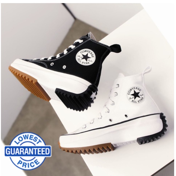 Converse run star hike 1970's high cut and low cut Canvas Chuck Taylor shoes for women Shopee