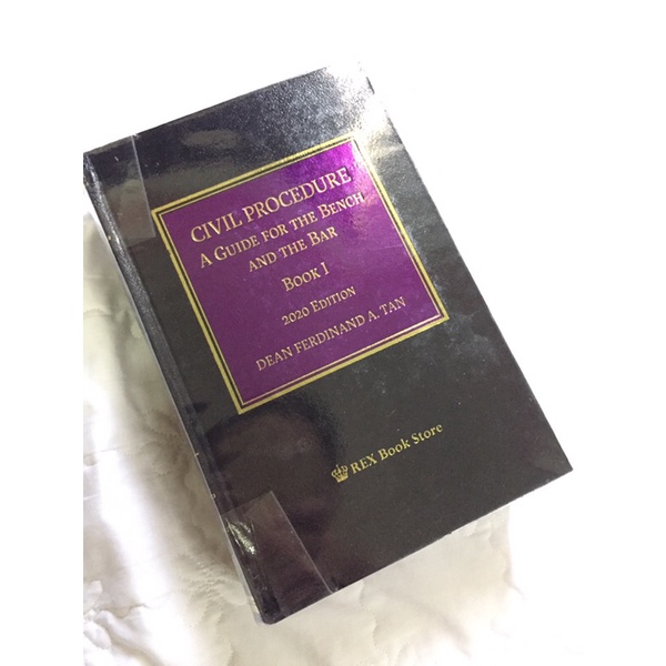 Civil Procedure Book I by Dean Tan 2020 (LAW SCHOOL SECOND HAND BOOK