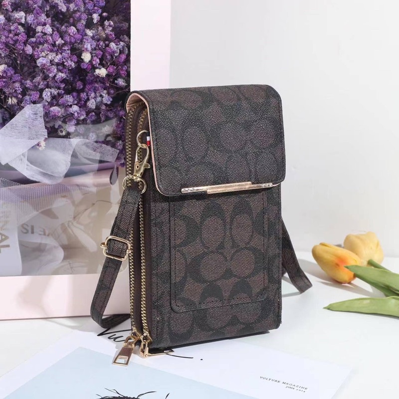 sy 945# Coach Mini Sling Bag Cell Phone Bag Fashion For Women . | Shopee  Philippines
