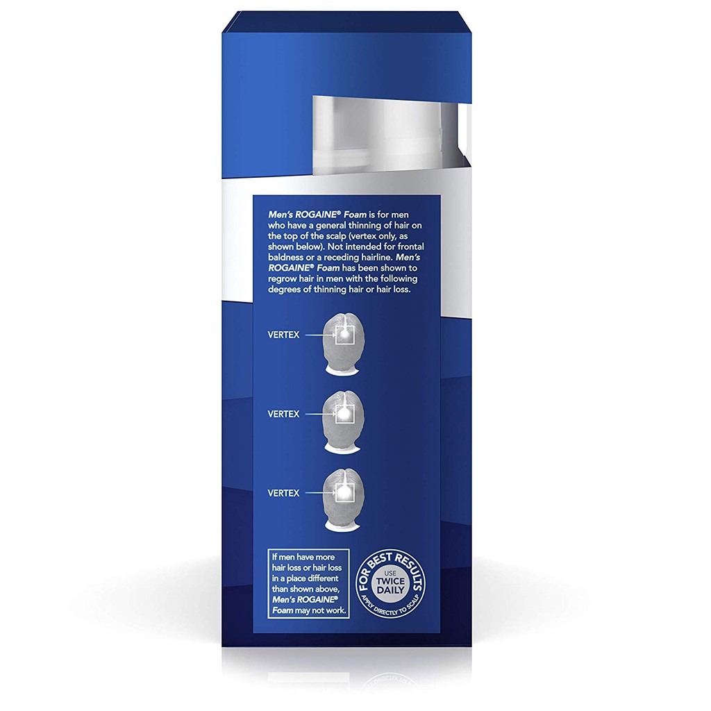 Men S Rogaine Hair Loss Hair Thinning Treatment Minoxidil Foam