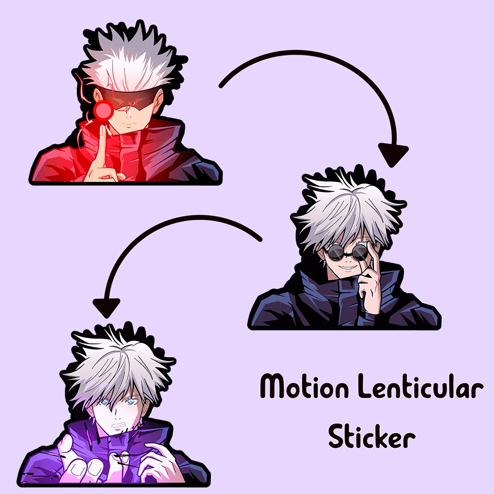 Gojo Satoru Motion Sticker Jujutsu Kaisen 3D Lenticular Sticker ...