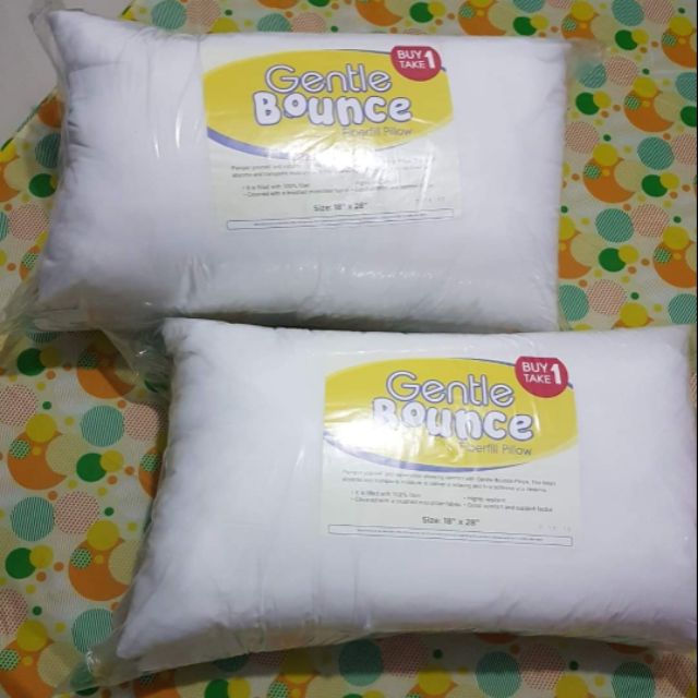 gentle bounce fiberfill pillow