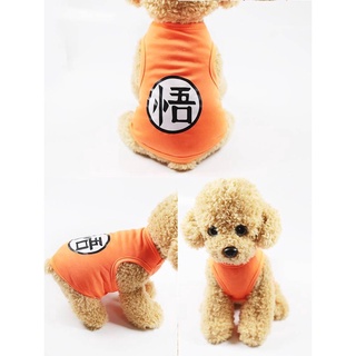 Trend【Flash Sale】Cartoon dog clothes thin section sports Vest dog clothes for shih tzu pet vest dami #9