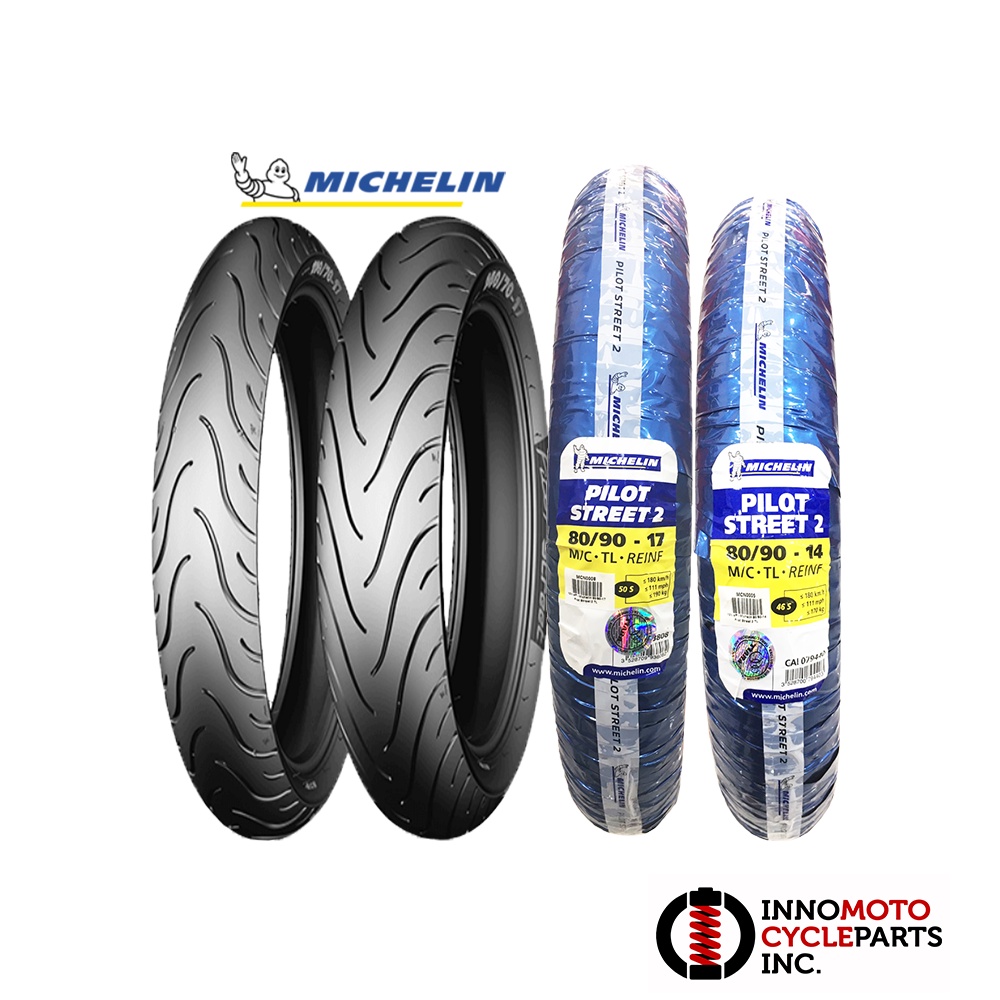 Michelin Pilot Street Pilot Street 2 Motorcycle Tires 14 And 17 Wheels 1 539
