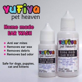 Yufiya Home Made Ear Wash for dogs and cats