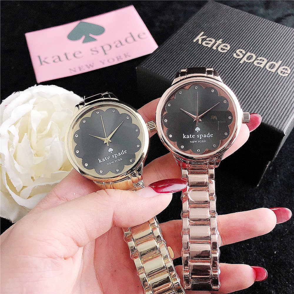 2022 Kate spade Fashion Women's Watch Diamond Inlaid Waterproof Quartz Watch  | Shopee Philippines