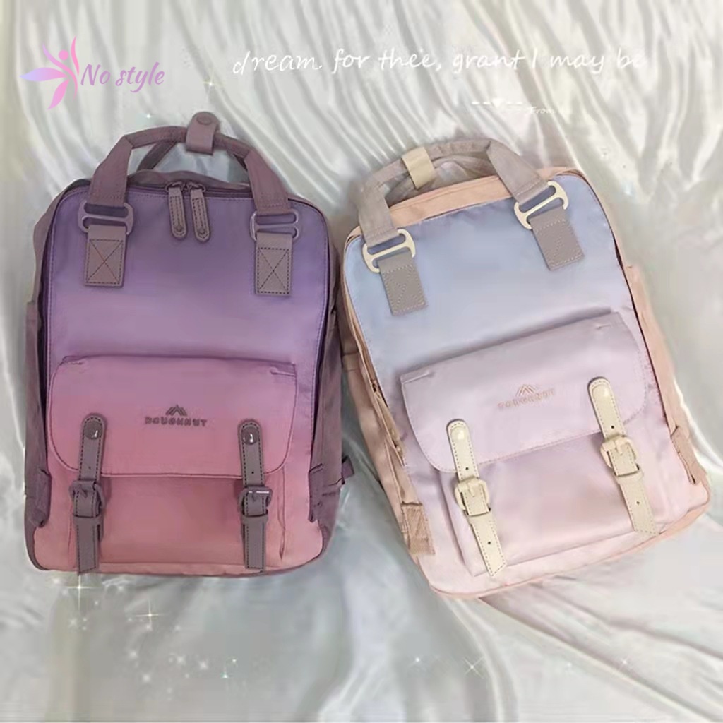 Doughnut Macaron backpack original school bag for girls laptop bag 14