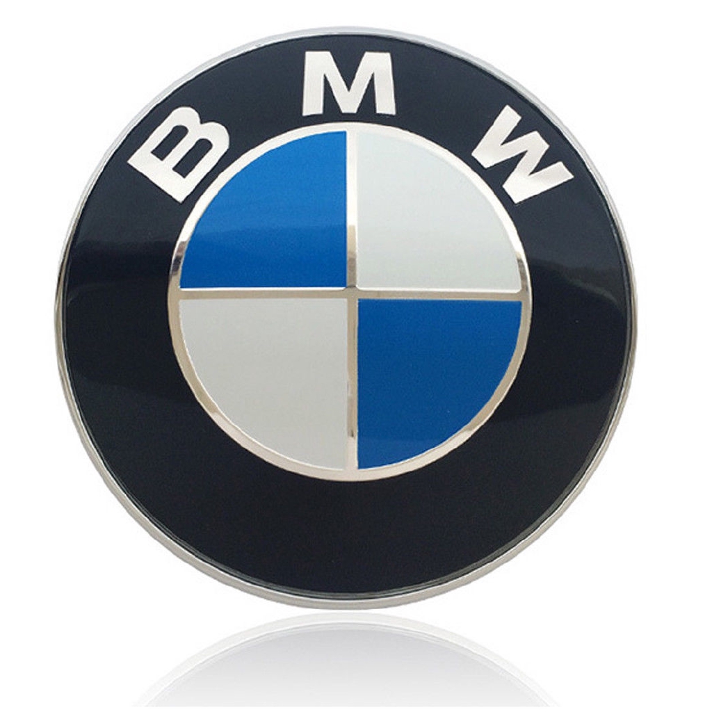 74 mm Emblem Fits BMW Rear Trunk Logo Badge Roundel E46 E90 E82 F30 E85 Z4