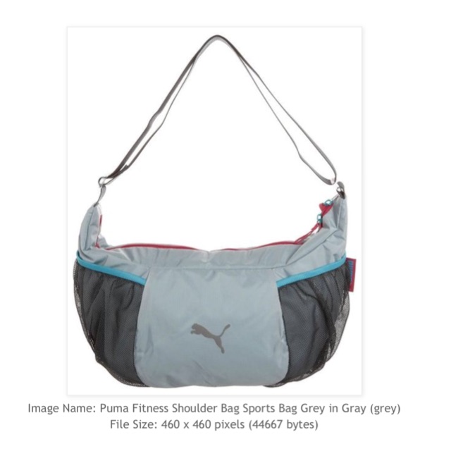 puma fitness shoulder bag
