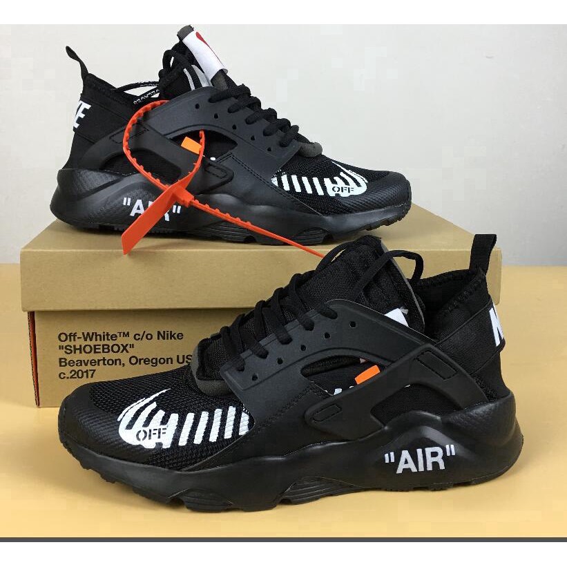 off white huaraches black