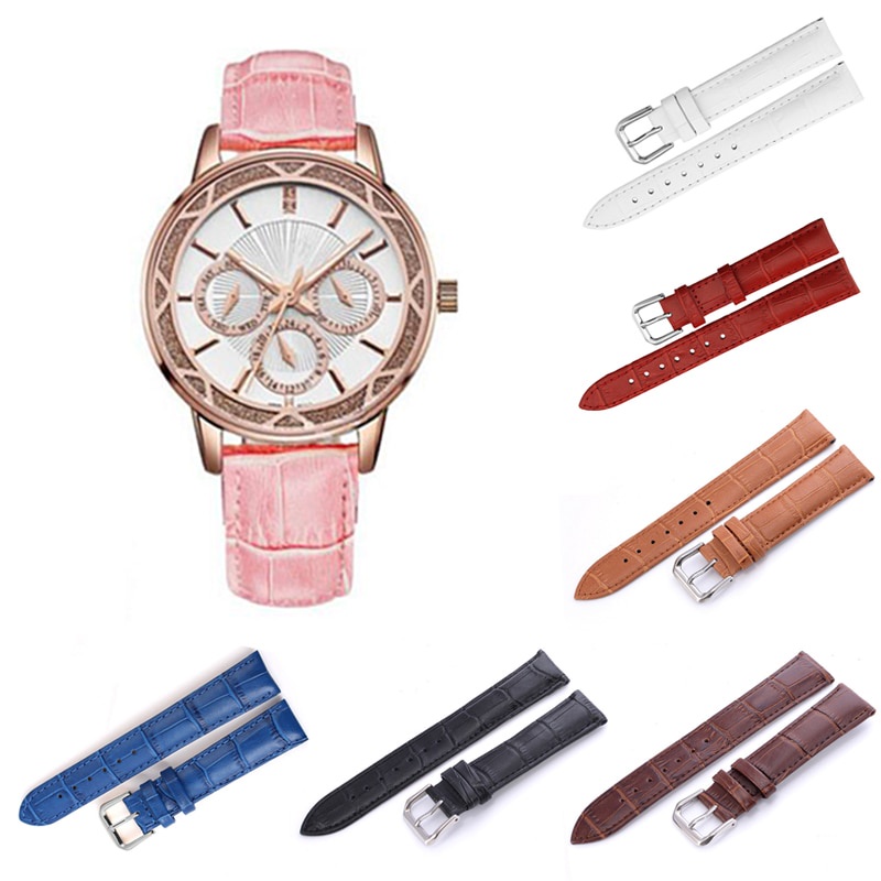 Watchband Soft Calf Genuine Leather Watch Strap 12/14/16/18/20/22mm High Quality Watch Band Accessories Wristband